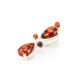 Cognac Amber Pendant In Sterling Silver The Symphony, image , picture 5