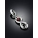 Infinity Symbol Amber Pendant In Sterling Silver The Amour, image , picture 2