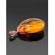 Lemon Amber Teardrop Pendant In Gold-Plated Silver The Cascade, image , picture 2