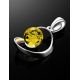 Baltic Amber Pendant In Sterling Silver The Leia, image , picture 2