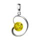 Baltic Amber Pendant In Sterling Silver The Leia, image , picture 4