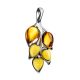 Leaf Amber Pendant In Sterling Silver The Verbena, image , picture 4