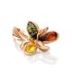Multicolor Amber Gold Plated Pendant The Verbena, image , picture 4
