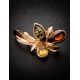 Multicolor Amber Gold Plated Pendant The Verbena, image , picture 2