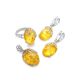 Fabulous Amber Pendant In Sterling Silver The Spider Web, image , picture 5