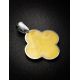 Alhambra Amber Pendant In Sterling Silver The Monaco, image , picture 2