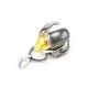 Egyptian Amber Pendant In Sterling Silver The Scarab, image , picture 3