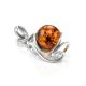 Cognac Amber Pendant In Sterling Silver The Flamenco, image , picture 3