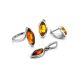 Sterling Silver Pendant With Cognac Amber The Amaranth, image , picture 5