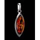 Laconic Amber Silver Pendant The Amaranth, image , picture 2