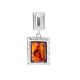 Geometric Silver Pendant With Bright Cherry Amber The Hermitage, image , picture 5