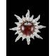 Cherry Amber Silver Pendant The Helios, image , picture 2