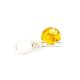 Square Silver Pendant With Lemon Amber The Rondo, image , picture 3