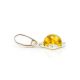 Square Silver Pendant With Lemon Amber The Rondo, image , picture 4
