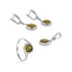 Bright Green Amber Pendant In Sterling Silver The Berry, image , picture 4