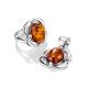 Cognac Amber Pendant In Sterling Silver The Violet, image , picture 4