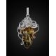 Amber pendant in sterling silver the Dew, image , picture 2