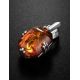 Luminous Sterling Silver Pendant With Faceted Amber The Jazz, image , picture 2