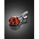 Refined Cognac Amber Pendant In Sterling Silver The Shanghai, image , picture 3