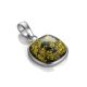 Green Amber Pendant In Sterling Silver The Copenhagen, image , picture 5