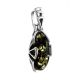 Green Amber Pendant In Sterling Silver The Rendezvous, image , picture 2