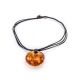 Cognac Amber Pendant Necklace, image , picture 4
