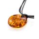 Cognac Amber Pendant Necklace, image , picture 5