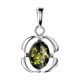 Green Amber Pendant In Sterling Silver The Violet, image , picture 2