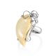 Bold Silver Ring With Mammoth Tusk The Era Collection, Ring Size: Adjustable, image , picture 3
