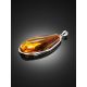 Luminous Silver Amber With Fly Inclusion Pendant The Clio, image , picture 4