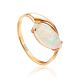 Refined Gold Opal Ring, Ring Size: 8.5 / 18.5, image 
