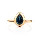 Chic Gold Topaz Ring, Ring Size: 8 / 18, image , picture 3