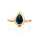 Chic Gold Topaz Ring, Ring Size: 8 / 18, image , picture 3