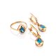 Elegant Gold Swiss Topaz Ring, Ring Size: 7 / 17.5, image , picture 5