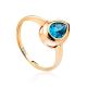 Elegant Gold Swiss Topaz Ring, Ring Size: 7 / 17.5, image 