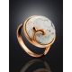 Classy Gilded Silver Opal Ring, Ring Size: 6.5 / 17, image , picture 2