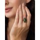 Amazing Silver Seraphinite Ring, Ring Size: 9.5 / 19.5, image , picture 3