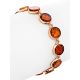 Gilded Silver Amber Link Bracelet The Monaco, image , picture 3