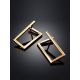 Trendy Geometric Design Gold Earrings The Roxy, image , picture 2