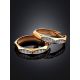 Glam Rock Style Gold Crystal Hoop Earrings The Roxy, image , picture 2