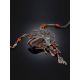 Fabulous Amber Brass Designer Necklace The Pandora, Length: 44, image , picture 2
