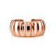 Bold Rose Plated Silver Ring The ICONIC, Ring Size: Adjustable, image , picture 4