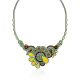 Handcrafted Braided Necklace With Natural Amber The India, image 