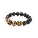 Black Amber Beaded Bracelet With Ebony Wood The Cuba, image 