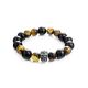 Black Amber Bracelet With Natural Amber The Cuba, image 
