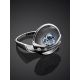 Stylish Silver Topaz Ring, Ring Size: 9 / 19, image , picture 2