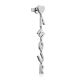 Sterling Silver "Amour" Mono Earring, image , picture 4