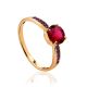 Bright Gold Corundum Ring, Ring Size: 6 / 16.5, image 