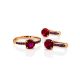 Bright Gold Corundum Ring, Ring Size: 6 / 16.5, image , picture 4