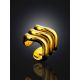 Sculptural Design Gilded Silver Ear Cuff The Liquid, image , picture 2